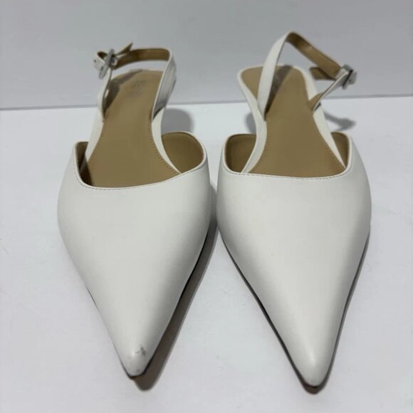 Michael Kors Women’s Luna Kitten Slingback Pumps, Size 6 M - Picture 3 of 5
